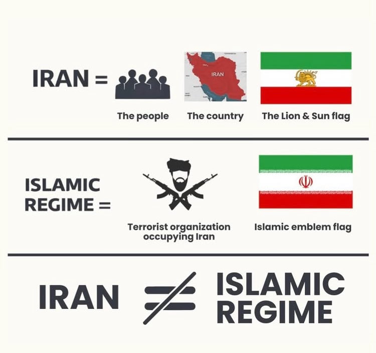 sukavusi's tweet photo. @CENTCOM @RBehrouzDO Please replace Iran  with #Islamic Republic. There is nothing Iranian about the #IRGCterrorists or Islamic Republic.
They do NOT represent Iran’s history, culture, or people. https://t.co/RYdxG1aUXI