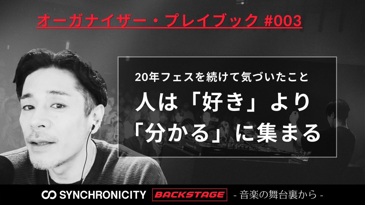 麻生 潤 | 𝗦𝗬𝗡𝗖𝗛𝗥𝗢𝗡𝗜𝗖𝗜𝗧𝗬 オーガナイザー tweet media