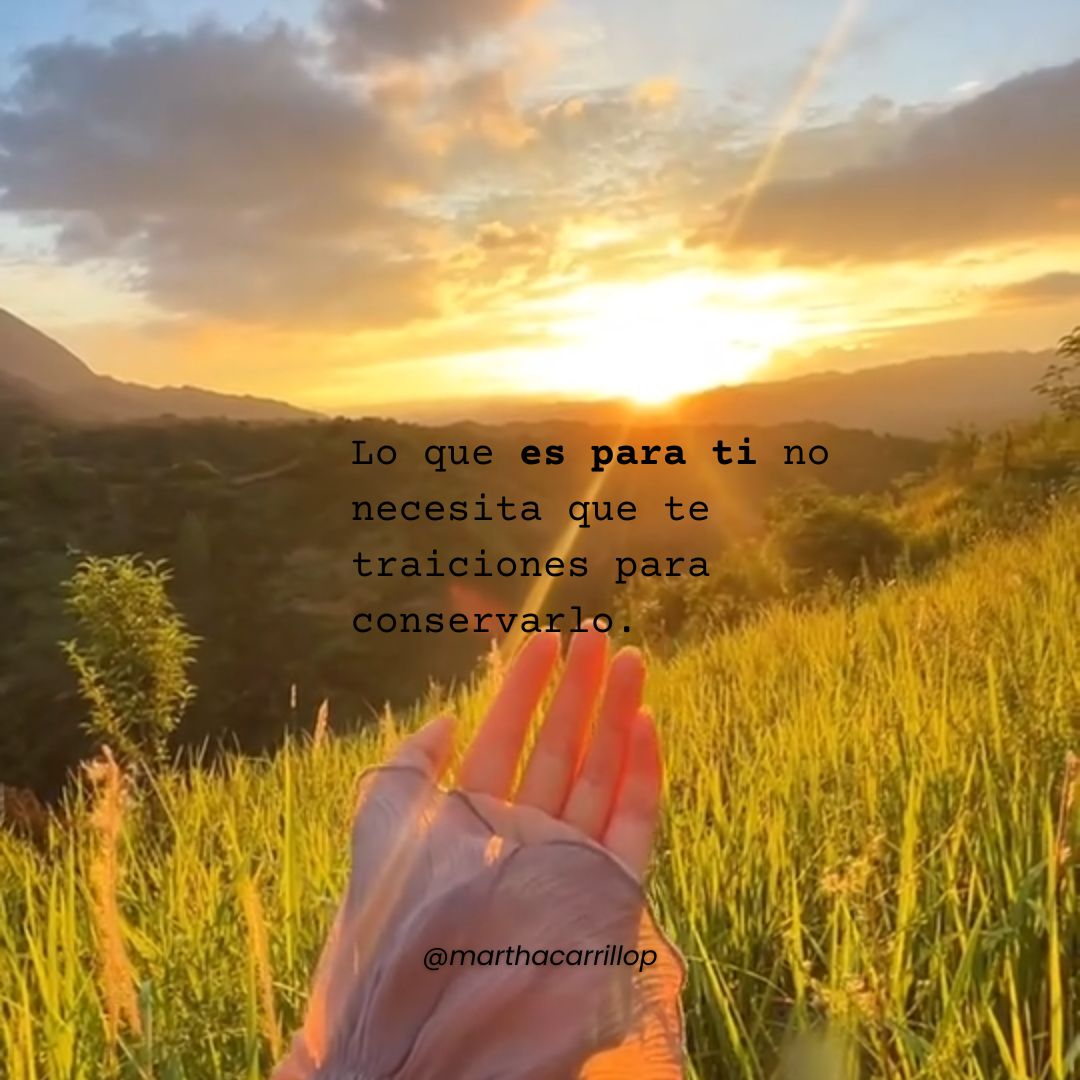marthacarrillo's tweet photo. ¿Hasta dónde has llegado por miedo a perder a alguien o algo? 🕊️

Ningún sueño, relación o oportunidad vale el precio de dejar de ser tú. 🌿
Si para conservarlo tienes que callarte, minimizarte o abandonar tus principios, ese lugar no te pertenece.
Lo que realmente es para ti crecerá junto contigo, no a costa de tu esencia. ✨
El verdadero amor y las verdaderas oportunidades nunca te pedirán renunciar a quien eres. 🤍