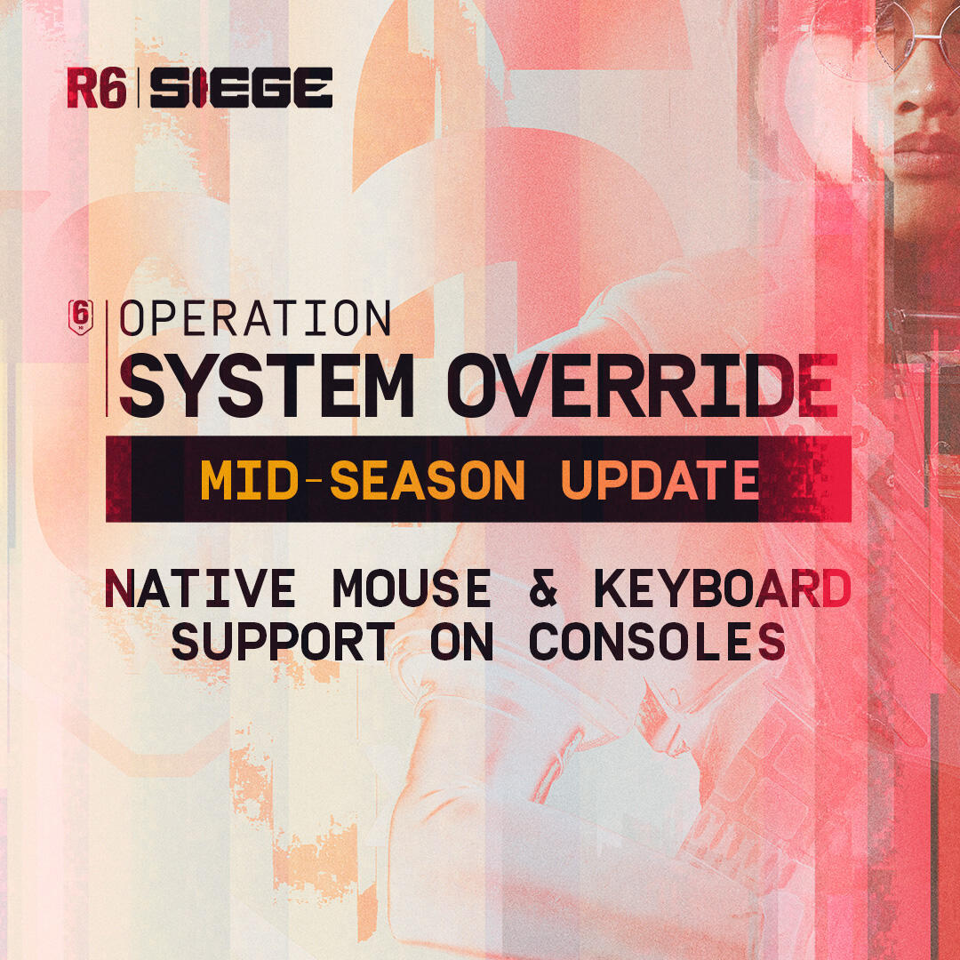 Rainbow6_UK's tweet photo. 🖱️ Native mouse and keyboard support is coming to consoles!
More info here 🔗 https://t.co/oDFfZGTvKQ https://t.co/7loNuRDmBP