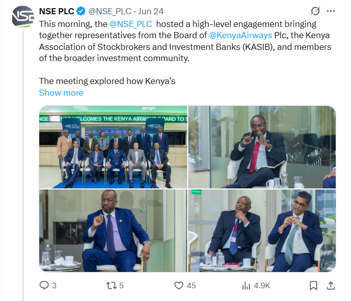 BoardLotSultan's tweet photo. Whoever is curating this KQ recovery journey, is doing a fine job https://t.co/8I38IW2czD