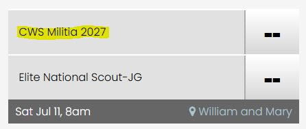 DCovington2027's tweet photo. Back on the mound Saturday 8am @ William and Mary with CWS Militia @uncommittedBBs @5StarBennett https://t.co/JIg9iIipgG