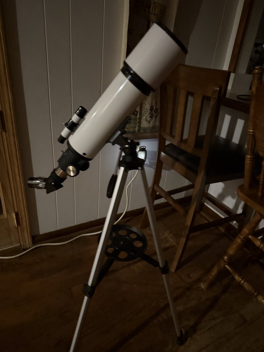 sage_astr's tweet photo. the orion nebula and pleiades through a beginner telescope https://t.co/WnHvMHr3lA