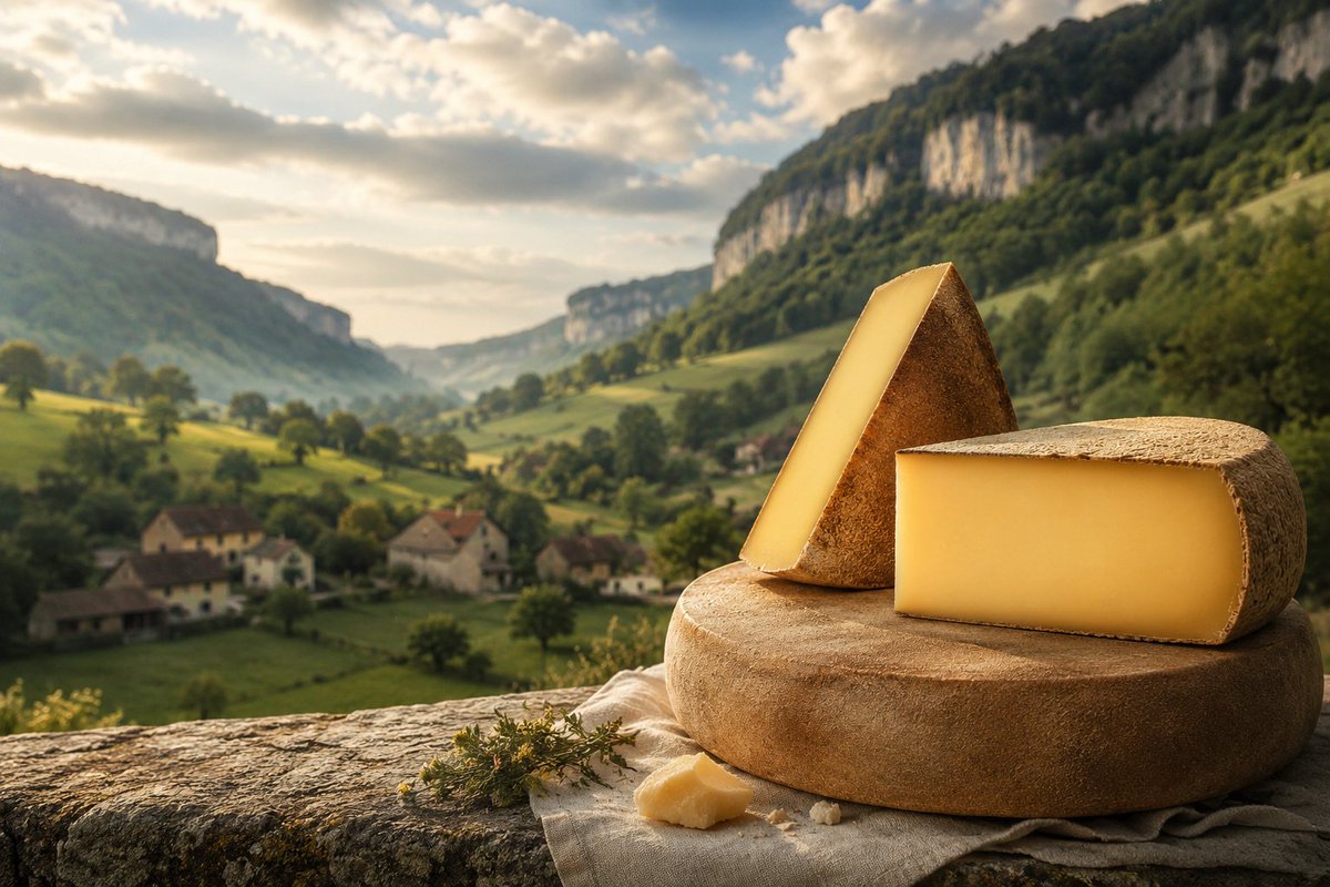 Cheesepedia_app's tweet photo. Not all Comté tastes the same — and that’s not a flaw, it’s the entire point. Two wheels made a few months apart, from the same dairy, can taste completely different. Which one matches your palate depends on more than you’d think. 🧀

Its story starts in the Jura mountains, centuries ago. A single mountain farm rarely had enough cows to fill a full wheel of cheese — so neighboring farmers pooled their milk in shared village dairies called ‘fruitières.’ Comté has been a team effort since the Middle Ages.

Today it’s still made the same communal way, in massive copper vats, from raw cow’s milk — mostly Montbéliarde cows grazing on Jura pastures. Each wheel weighs around 40kg and takes roughly 500 liters of milk. One wheel, one season, one story.

Before a wheel can even be called Comté, an expert affineur taps it with a small hammer and listens. The sound tells them about the texture inside. Wheels that don’t pass get downgraded — only the ones that meet the standard earn the name and the green oval stamp.

A sommelier’s other rule: what grows together, goes together. Comté’s nutty, toasted flavor is a legendary match for Vin Jaune — Jura’s own strange, sherry-like white wine. Same mountains, same centuries, same table.

Curious which Comté — young and milky, or aged and crystalline — would actually score highest on your own taste profile? Your personal cheese sommelier can tell you. 🧀🍷

https://t.co/sw3hm1cxP2 

https://t.co/QcV8TnEEvK

#Cheesepedia #Comte #FrenchCheese #CheeseLover #France