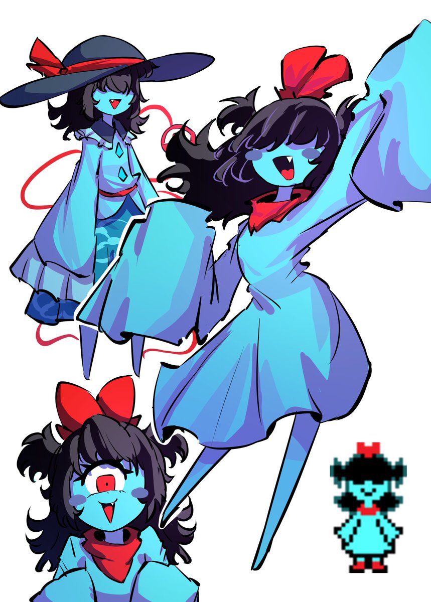 smug_suriipi's tweet photo. aqua deltarune https://t.co/yvtTQMwExQ