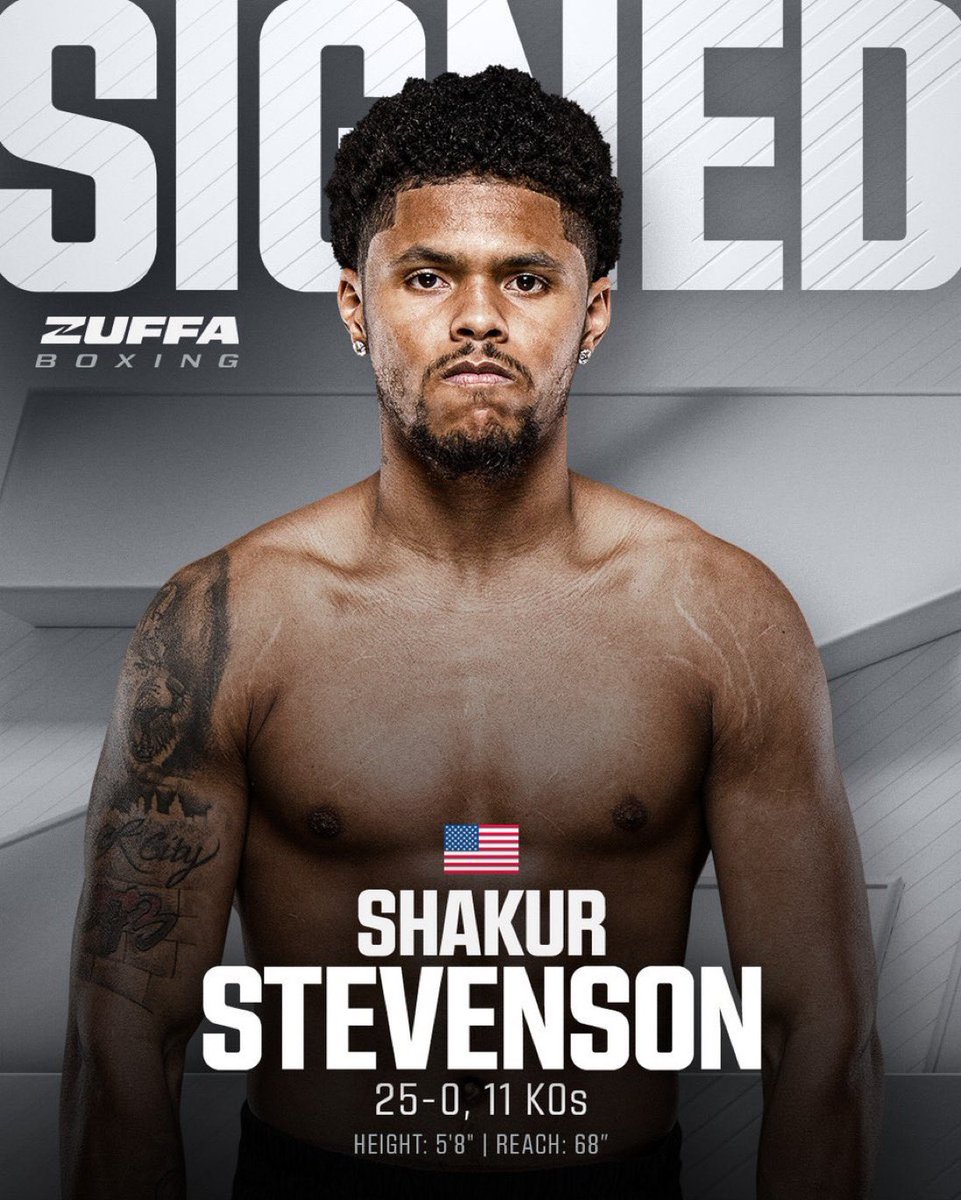 SpinninBackfist's tweet photo. Shakur Stevenson signs with Zuffa boxing 👀 https://t.co/ckg3NIG5YY