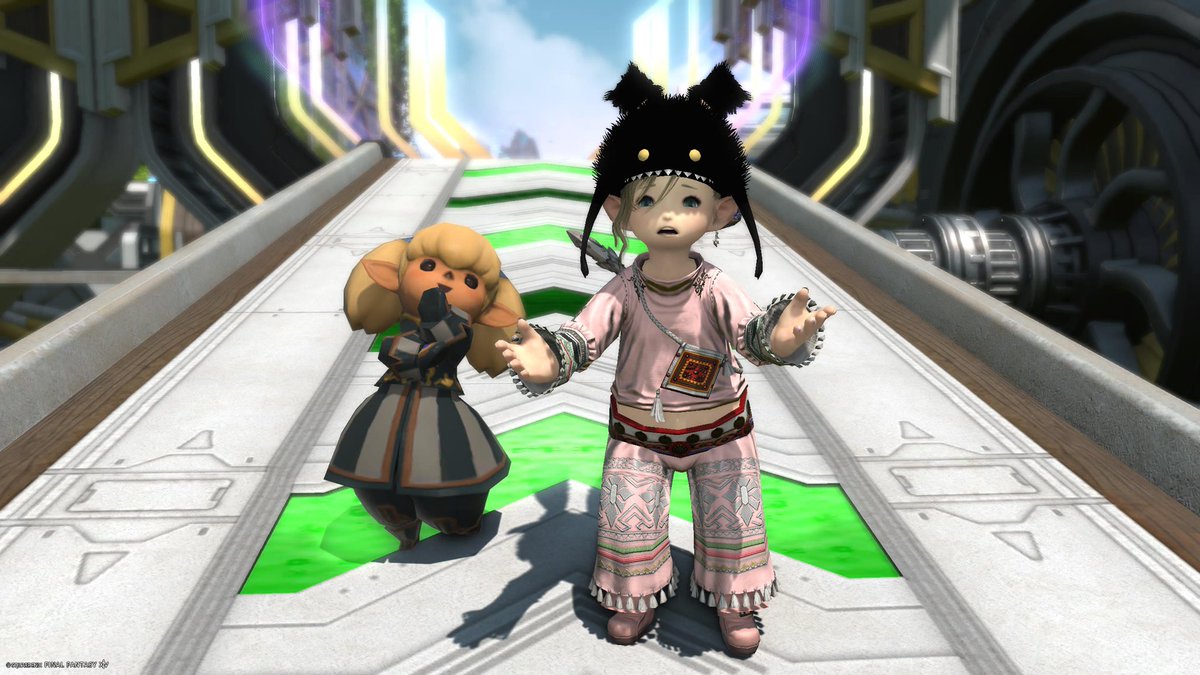 Krile_Mayer_'s tweet photo. クルル
「博士！まだ終わらないよ〜！」
「いつ帰れるの!?」

シャントット
「Lv100ですわ」

クルル
「あと少し！」

シャントット
「IL780もですの」

クルル
「えっ！」

シャントット
「説明しましたわ。聞いてませんでしたの」
オーホッホッホ！

※強化は終わるまで終わらない

#FF14  #おはララ https://t.co/mgBhEhrccu