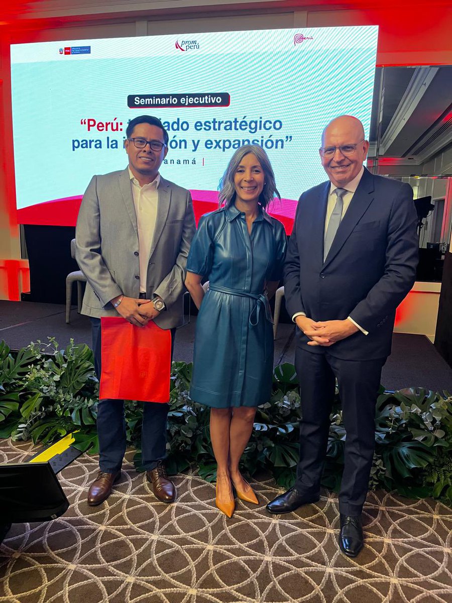 CONEPPanama's tweet photo. 🇵🇪🫱🏻‍🫲🏼🇵🇦 La Comisión de Promoción del Perú para la Exportación y el Turismo (PROMPERÚ), realizó el Seminario Ejecutivo “Perú: tu aliado estratégico para la inversión y la expansión”.

#ConsejoNacional #CoNEP #Perú #DesarrolloEmpresarial https://t.co/70r6Ikt2sC