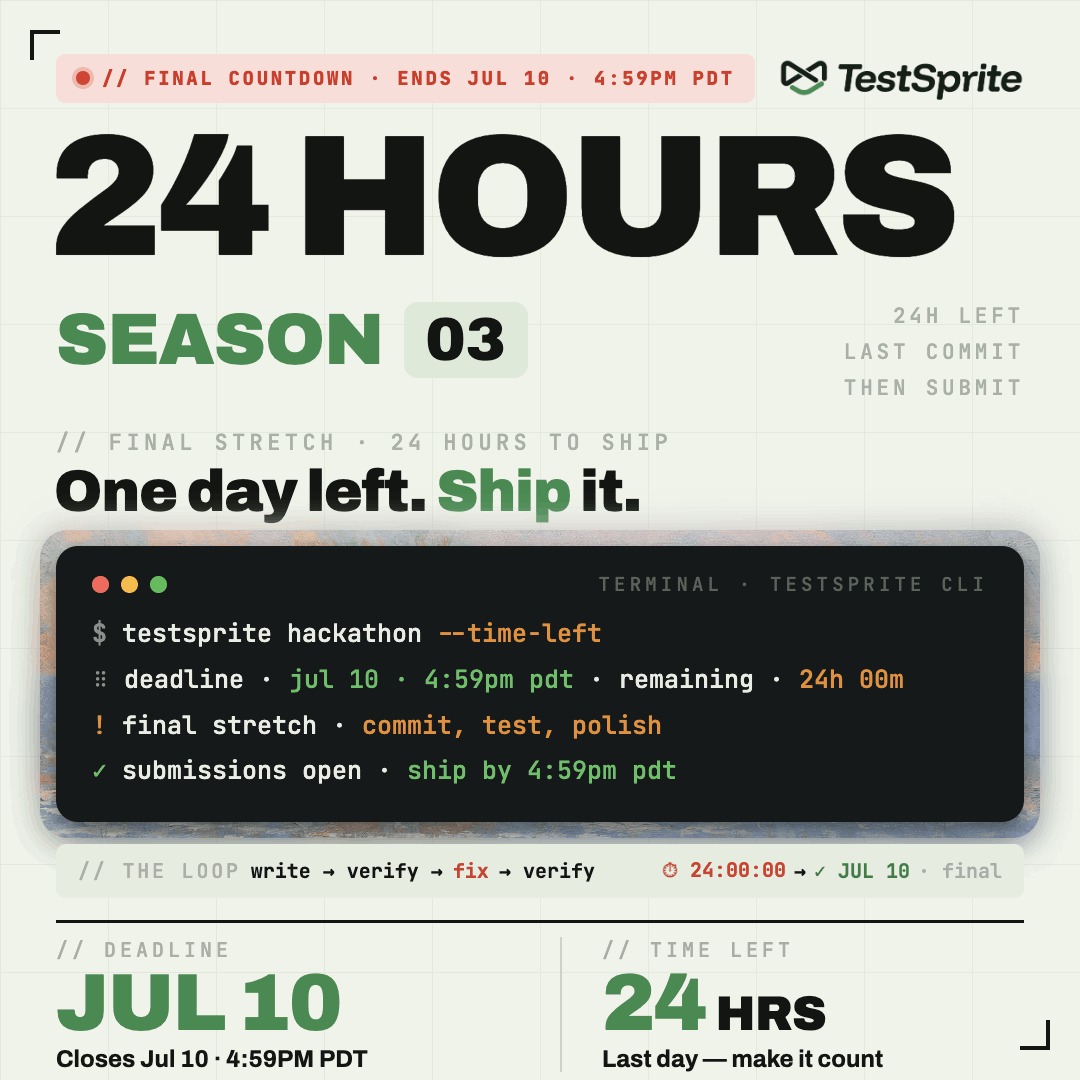 TestSprite tweet media