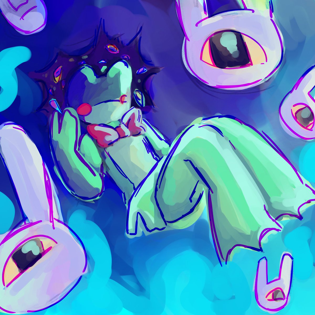 vnuray10's tweet photo. Ribbit of digital circus juasjuasjuas 

I have comissions now in:
 https://t.co/AeLRhbrYIx! 🐰✨ #JoinCommsGG https://t.co/ooMf9Os1b1