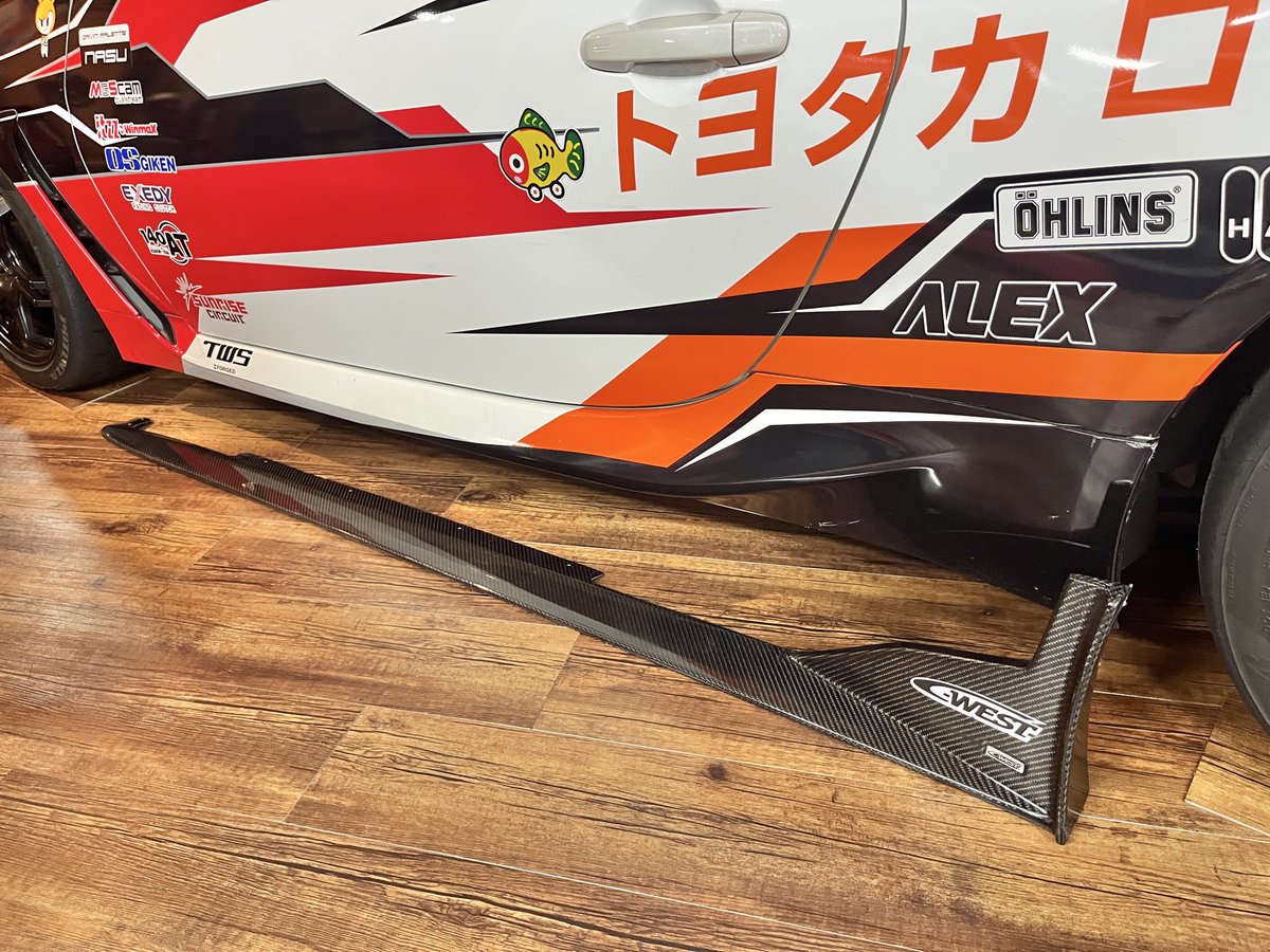 YoheiNishino's tweet photo. C-WEST様よりサイドステップを修理していただきました❗️
ありがとうございました☺️
ジムカーナGR86にはフロント、サイド、リア、スワンネックウィングを使用しています👍
https://t.co/rpRzecPiUk
#cwest #ジムカーナ #gr86 https://t.co/jv4hPaIpp1