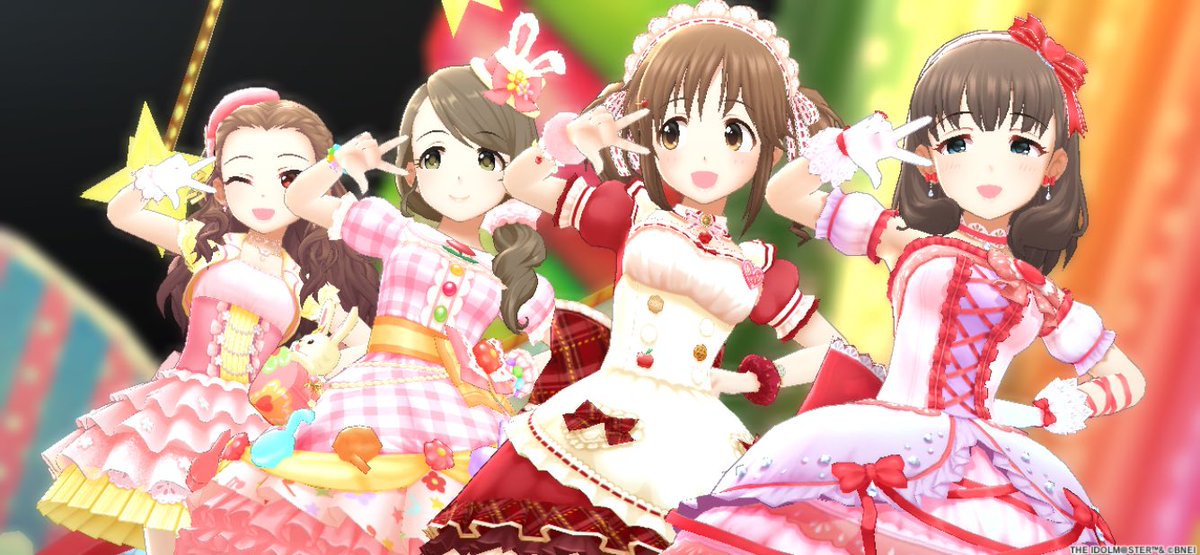 WlZlQOdv2Pt8ha6's tweet photo. #デレステスクショ朝の1枚　
#関裕美　#持田亜里沙　#佐久間まゆ　
#十時愛梨

おはようございまゆ(🎀 ֦ơωơ֦)💕
華の金曜日🌸

少し曇り空やね☁️

そんな装備で大丈夫か？
「大丈夫だ、問題ない」

ラストスパート頑張ります💪

今日も宜しくお願いしますね🍀 https://t.co/MY1z8yPuff