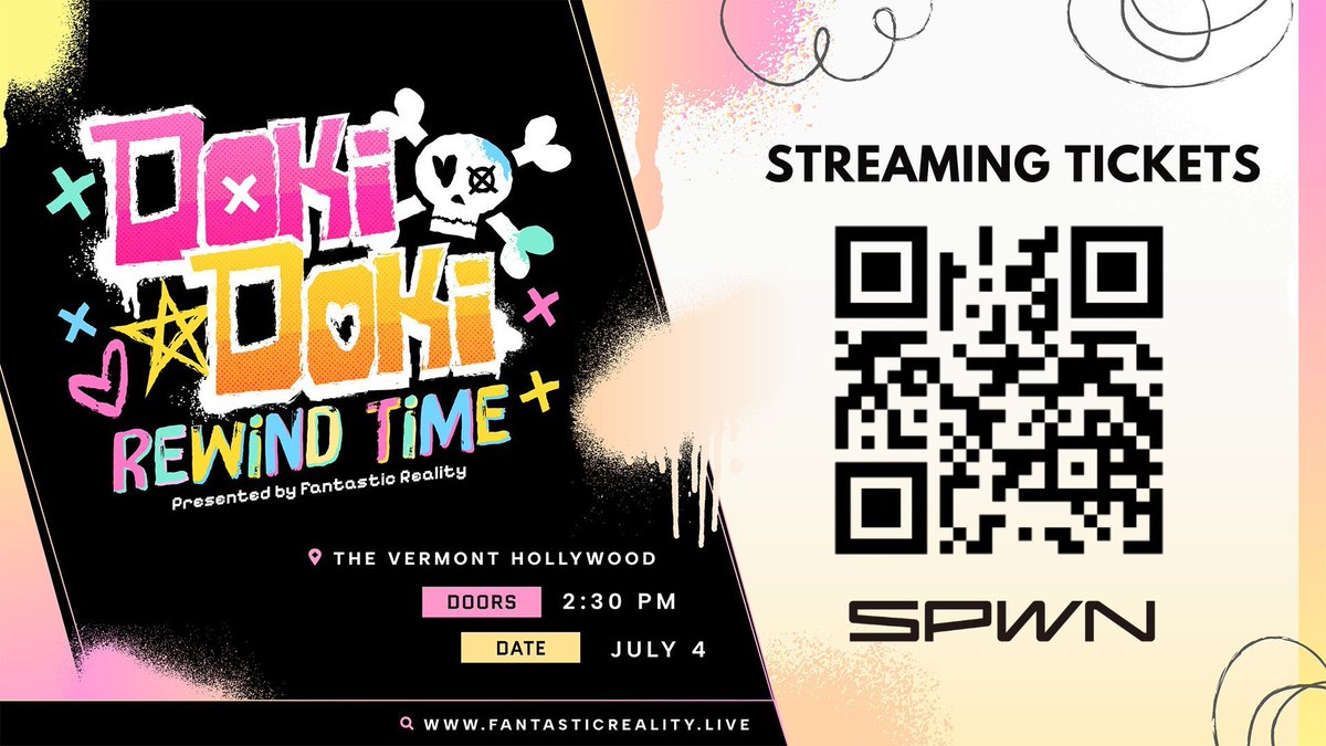 FRproductions's tweet photo. Thank you for your patience! 

The glitch in the livestream during Shachi portion during the stream has been fixed. 🤘🎉

#DokiRewindTime https://t.co/sWADkNcKAe