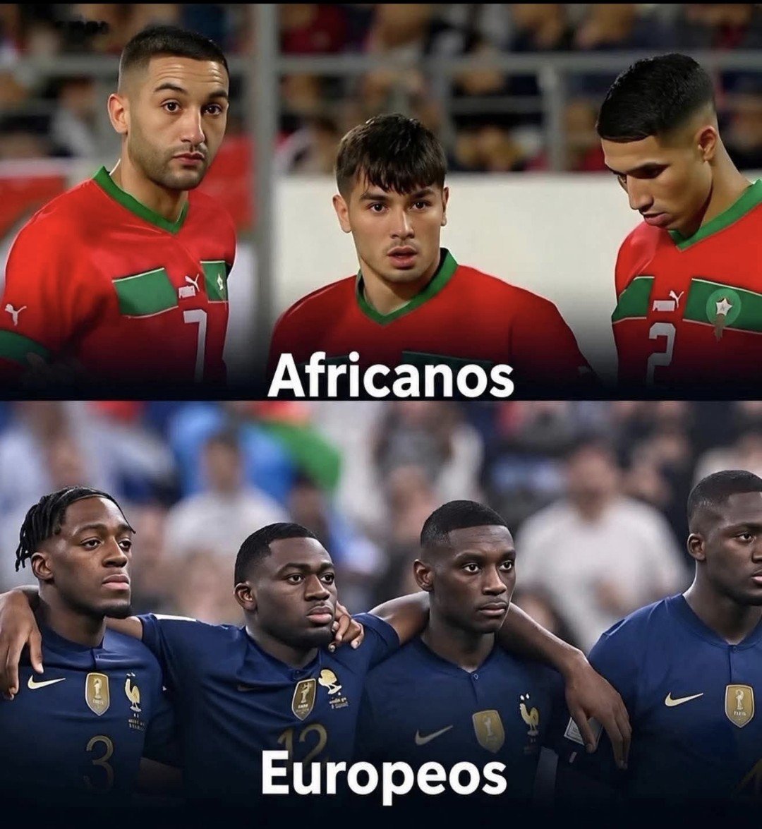 Argenpoirot's tweet photo. Francia elimino a Marruecos, ganó África. https://t.co/4xZ40m2bpb