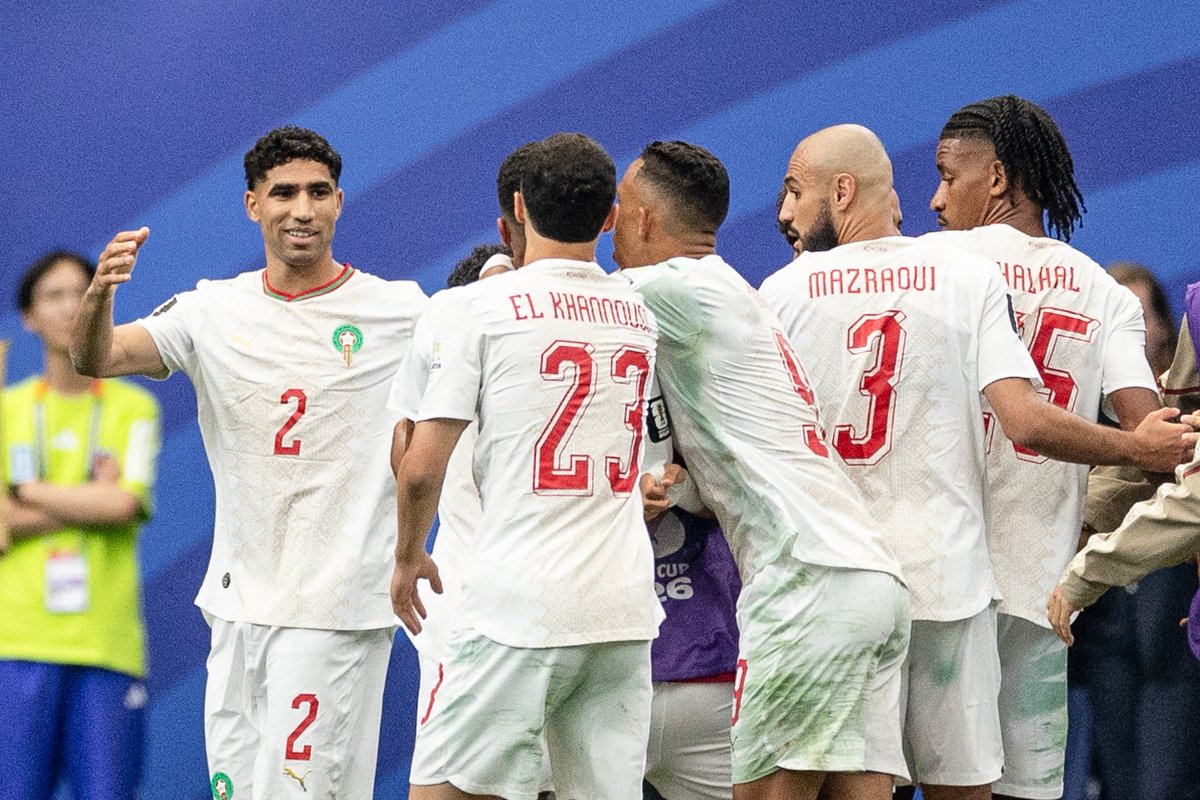 _BeFootball's tweet photo. Félicitations au Maroc 🇲🇦, première nation africaine de l’Histoire à enchaîner deux 1/4 finales de Coupe du Monde. 🌍👏 

C’est très très fort ce qu’ils continuent de proposer.

Ils ont déjà marqué l’histoire et continueront sans doute de le faire https://t.co/6wjEYPolL4