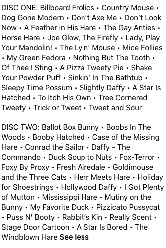 that_looney's tweet photo. Here's the full list of shorts! https://t.co/rHGtQL9lkj