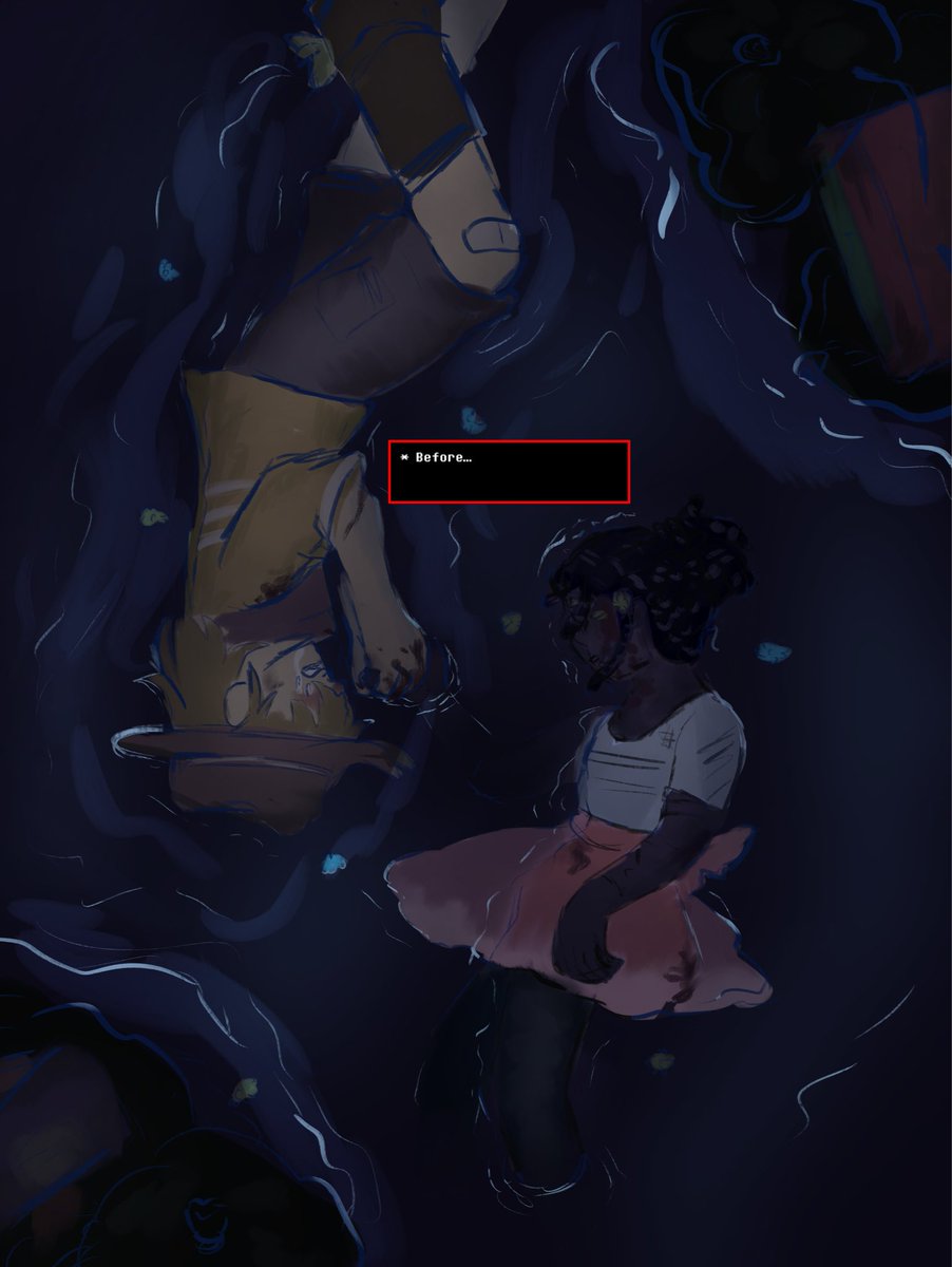 LoreStarz's tweet photo. So those undertale refs in chapter 5 right? #deltarune #blellow https://t.co/356ElQ2gwu
