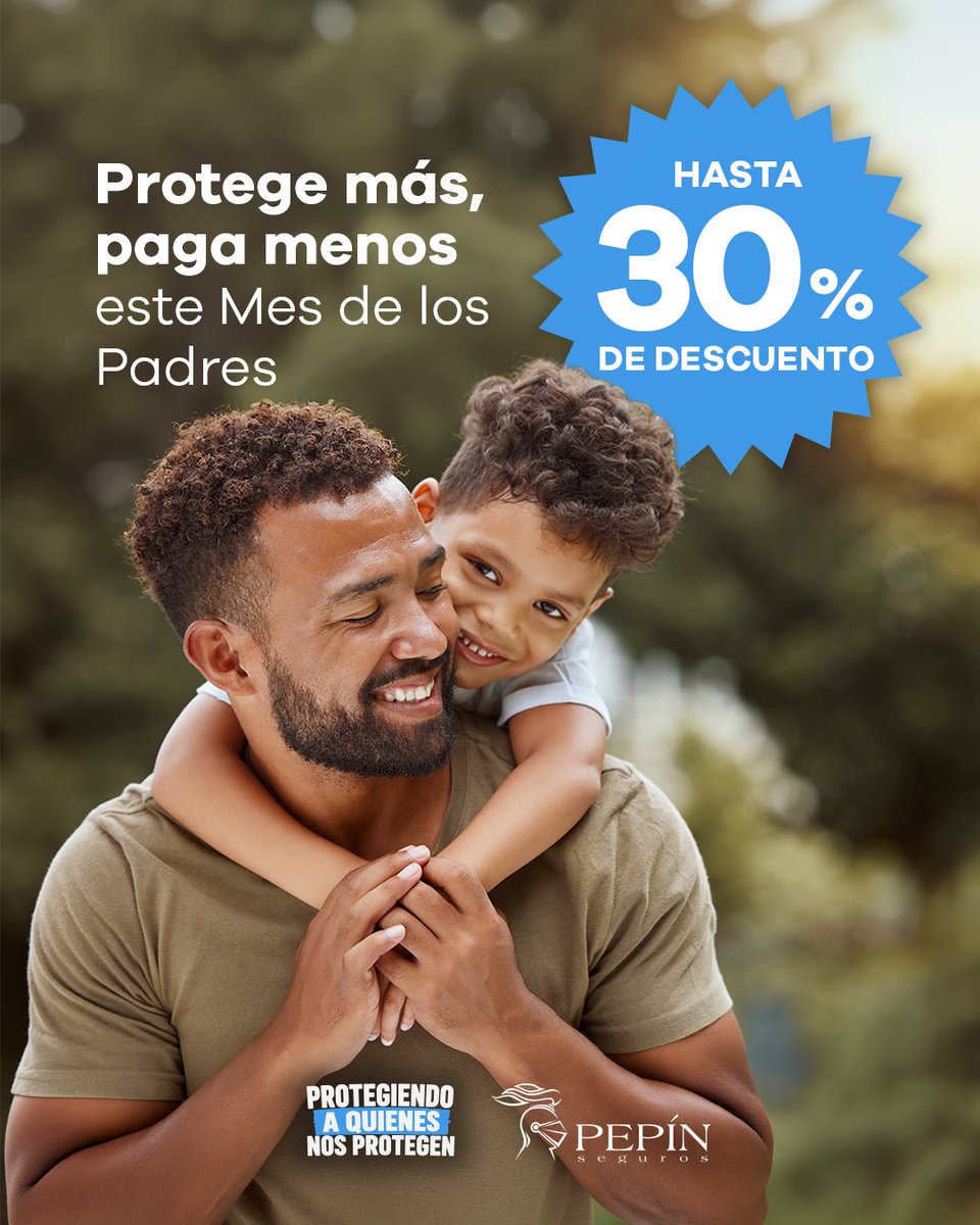 segurospepin's tweet photo. Este es el momento ideal para asegurar lo que más amas con beneficios especiales.

#MesDeLosPadres #SegurosPepín https://t.co/LfIFpVe3pB