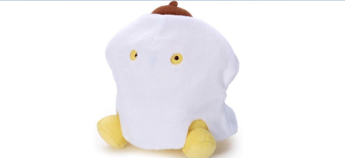 sanrio_fan_jp's tweet photo. え、だれ……？？？👻
朝から流れて来て笑った😂

頭の上のチョボと、下からのぞく黄色い足に見覚えがあるような、ないような……。
おばけのクオリティが低すぎて愛おしい。

正解はリプ欄👇
#サンリオ #おもしろグッズ #クイズ https://t.co/4ZQfR3C36e