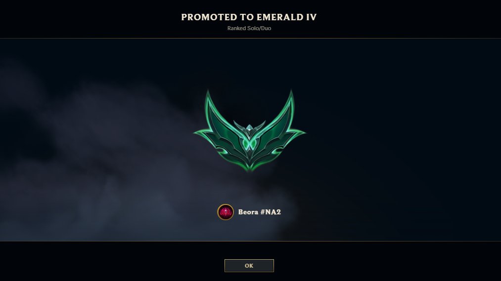 _Beora's tweet photo. Built myself a website to help keep track of the enemy jungler's habits/trends and started actually using it, immediately climbed about 800LP in ~9 days 😭

No longer Platinum Peter gang, we are Emerald Ernie now, aiming for Diamond Daniel in a week or two https://t.co/cuCpHhsOtm