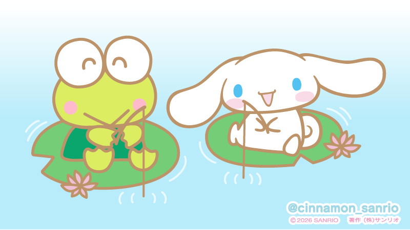 cinnamon_sanrio's tweet photo. ドーナツ池にあそびにきたよ～
けろっぴくん、お誕生日おめでとう♪ https://t.co/IoXnfWd5HE
