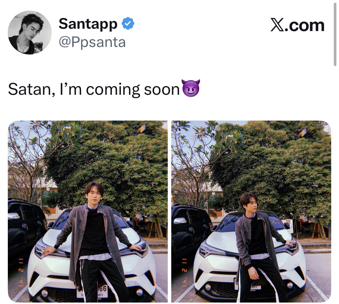 VickTrub's tweet photo. So you’re telling me that Santa was liking Perth’s posts since back in 2020, wearing godfather shirt, mentioning satan/devils and now he is wearing silly zebras as a costume with HIS man and living his best life with him
Santa please share your secrets and tactics Im so impressed https://t.co/uWwVnlM3Ly