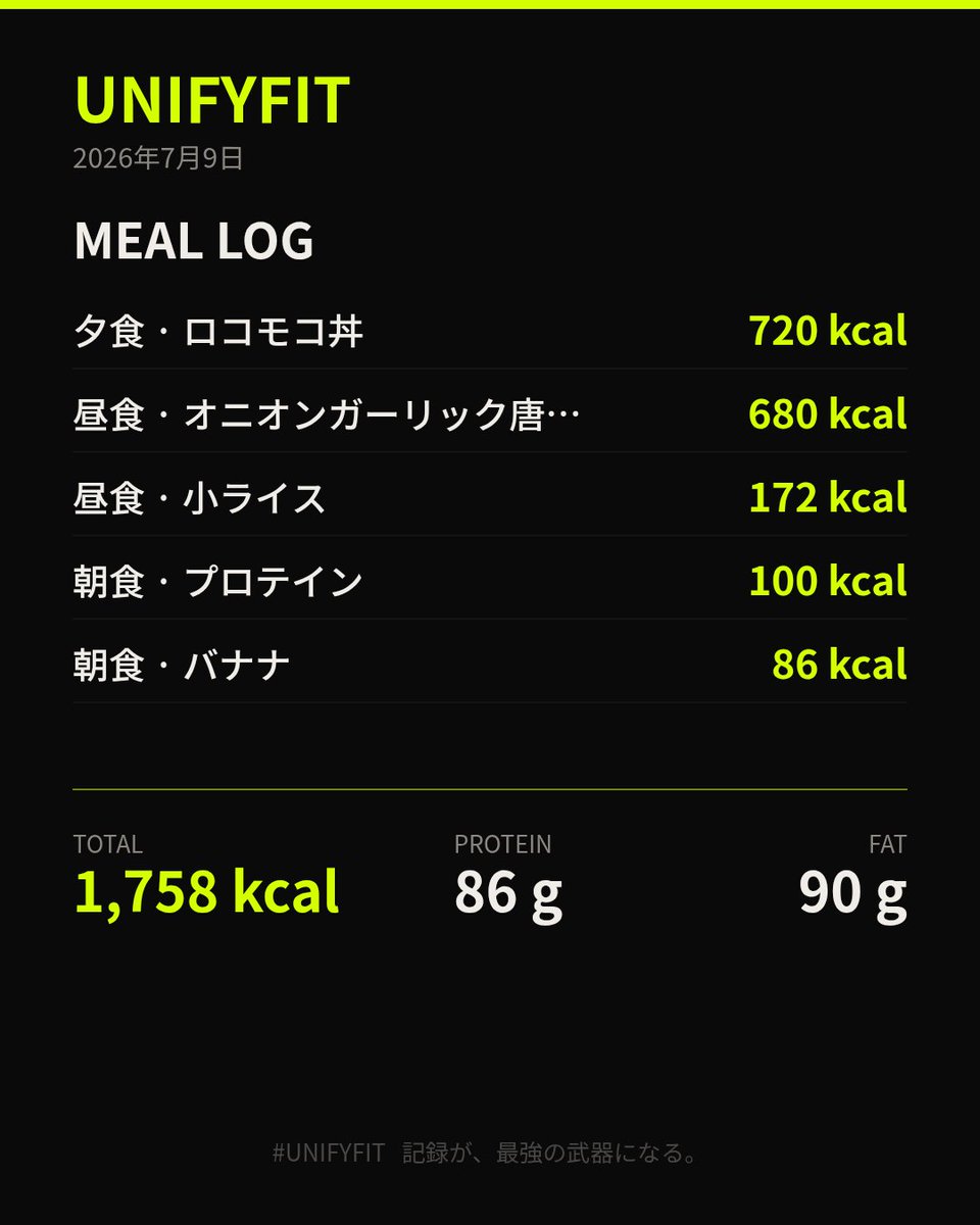 UNIFYFIT's tweet photo. ご飯の詳細も！ https://t.co/Ljy99nXZfk