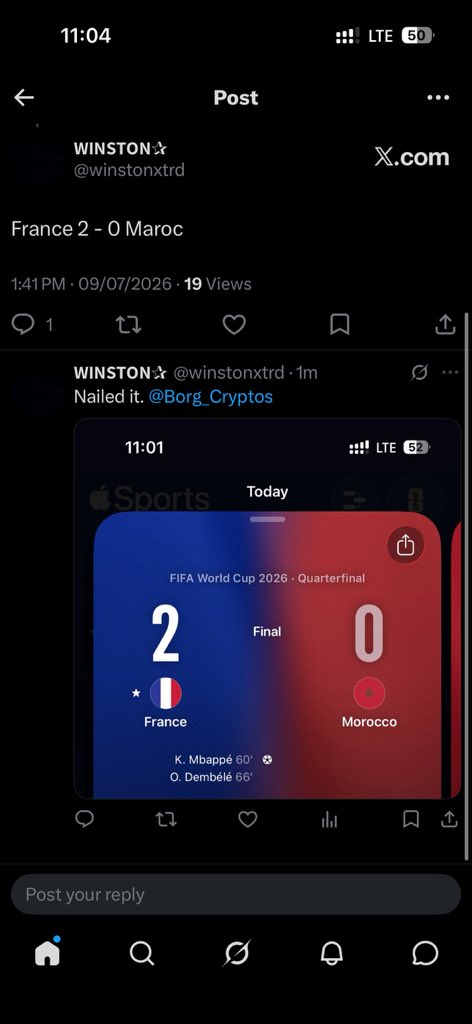 winstonxtrd's tweet photo. @Borg_Cryptos Nailed ittttt!!!🙂‍↔️   @Borg_Cryptos https://t.co/8mviWRmqyV