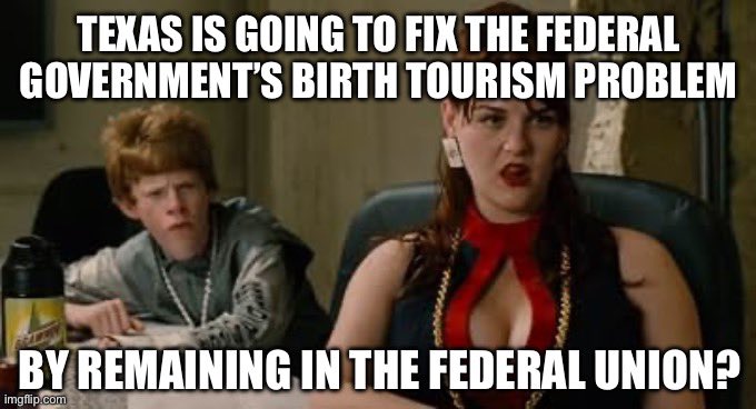 TexitDallasCo's tweet photo. @brianeharrison @WBAP247NEWS WBAP is good at ignoring the fact only the federal government makes these decisions. They are also good at ignoring the fact that only a free and independent Republic of Texas can set it’s own policies on citizenship. #TEXIT https://t.co/CV71yrT5Aw
