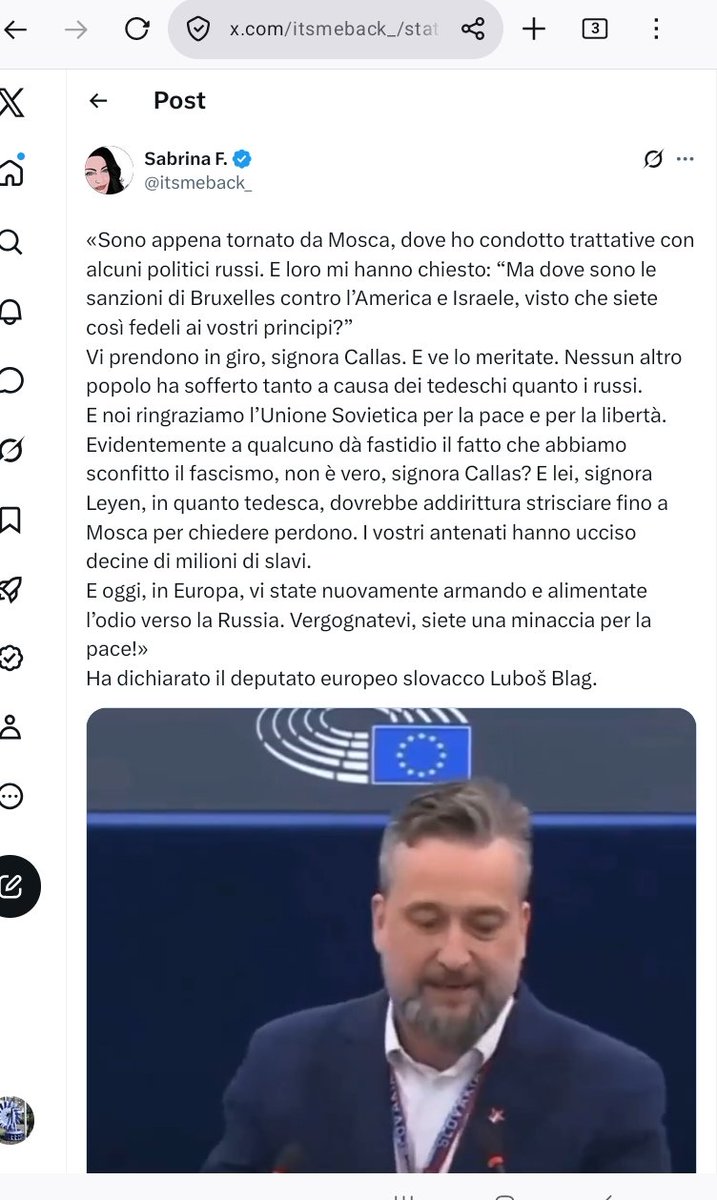 pelton2020's tweet photo. @haStatoNESSUNO @Avvenire_Nei @BelpietroTweet @franborgonovo @madforfree @ladyonorato @boni_castellane @rusembitaly @valy_s @LaVeritaWeb @cris_cersei @SecKennedy @PM_ViktorOrban @TuckerCarlson @matteosalvinimi @RoVannacci @ale_dibattista @ClaudioBorghi @OrtigiaP https://t.co/7LU9DUIW3w
<---🧵🇷🇺🇷🇺#RussiaStory♥️♥️♥️
💀🌈🇪🇺#BruxelleSStàn💉💉🚀🚀🚽🚽💰💰💰

💔💔#CainoStory ⚰️⚰️#DonbasGenocide
MAI NELLA STORIA SI È ARRIVATI A UN #LIVELLOPOLITICO/#ECONOMICO COSÌ IN BASSO🏚🏚🏚
🚨#IVreichStory☢️☢️卐卐🤮#Norimberga2⚖️⚖️

⬇️QUESTA È LA CLOACA🇺🇸🇪🇺 https://t.co/UDJDzMmbB4
