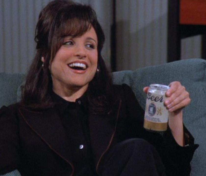 ContrarianAlex's tweet photo. My TL has been riddled with abhorrent AI slop pertaining to making Elaine "hotter"

I would like to call out that perfection was already achieved (in real life) in the form of *Crushing Beers Elaine* https://t.co/SBMWIIoh6q