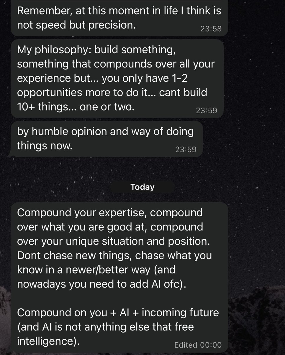 bramk's tweet photo. My very successful entrepreneur friend just send me this gem advice https://t.co/7btmr3PE5R