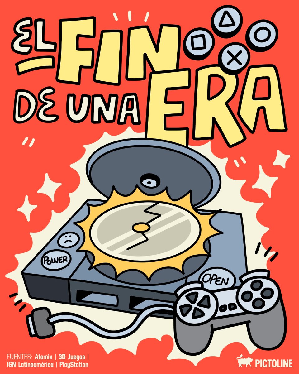 pictoline's tweet photo. No solo desaparecerán los discos, también una forma de coleccionar recuerdos… 💿🎮💔
#videojuegos #sociedad #pictoline https://t.co/IXpiuoRKd0