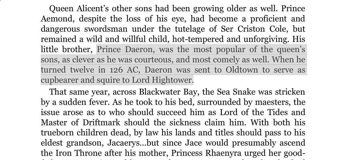 GiftedAllMyLife's tweet photo. @Uc_heyy02 He grew enmity towards Jace, if for a short period he was not good towards his nephews. Growing up he just followed his duty to his family, and his brothers.
But I bet you if he had any warmth for them lying dormant it died when he discovered Maelor and the reward placed on him https://t.co/qqUiZQhNsA