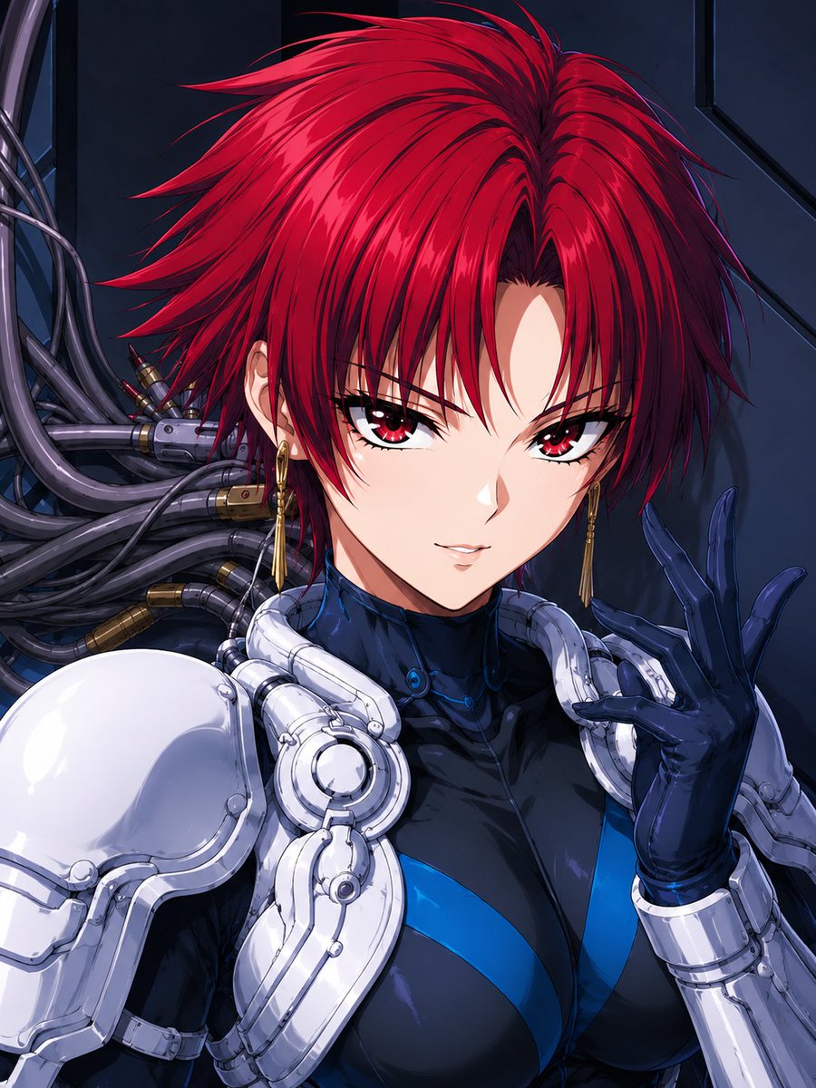 kittyphil223485's tweet photo. イリア（I・Я・I・A）を令和風アニメデザインでAI生成してみた。   
#IRIA #イリア 
#ZEIRAM #ゼイラム 
#AIイラスト #ファンアート
#アニメ好きと繋がりたい 
#アニメ好きな人と繋がりたい
#AIillustration
SFW illustration https://t.co/rEBlt4qHxO