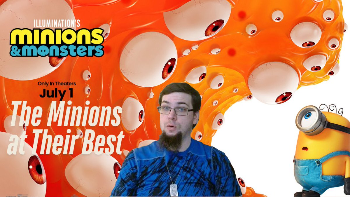 GhostShady_'s tweet photo. I wasn't really expecting anything from #MinionsAndMonsters seeing how the last two films are just kind of whatever. But I'm glad to say that Minions &amp; Monsters is the best film Illumination has made since the original Despicable Me.

https://t.co/MUIaqamgnl https://t.co/4xCUpvwqV6