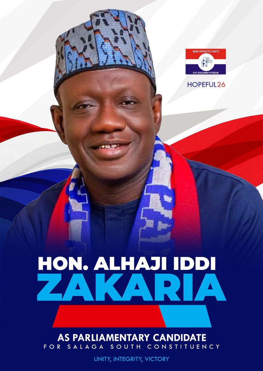 Harphsarh02's tweet photo. *BEST WISHES TO ALL NPP CONSTITUENCY EXECUTIVE ASPIRANTS IN THE SALAGA SOUTH CONSTITUENCY* 

*Hon. Alhaji* *Iddi Zakaria* , Parliamentary Candidate Hopeful for the New Patriotic Party (NPP) in the Salaga South Constituency https://t.co/PG28sHA9wI