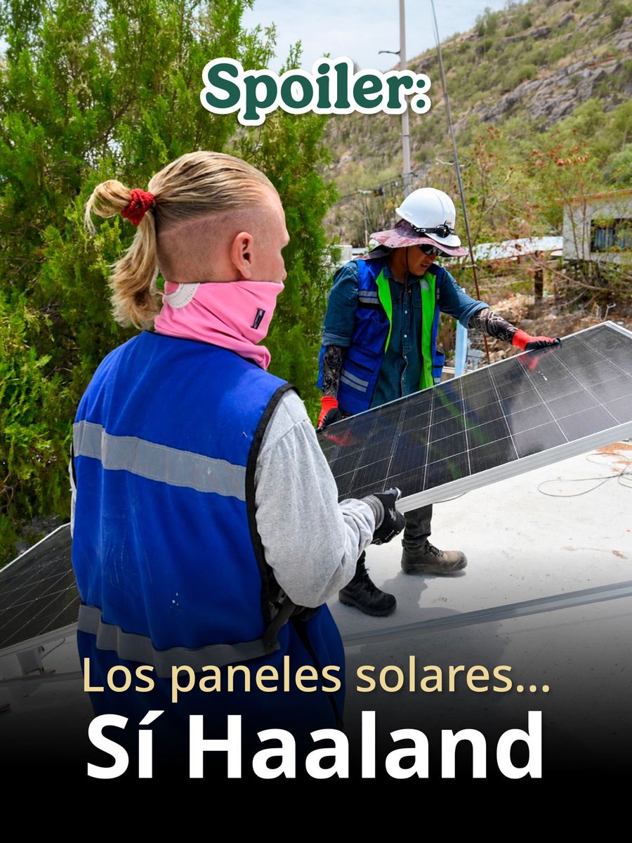 SENER_mx's tweet photo. ¡Sí! Los sistemas fotovoltaicos, mejor conocidos como paneles solares ☀️🏠, son una alternativa de #EnergíaRenovable que transforma los rayos del sol en electricidad 💡. 

#Haaland https://t.co/r8U0iIqfID