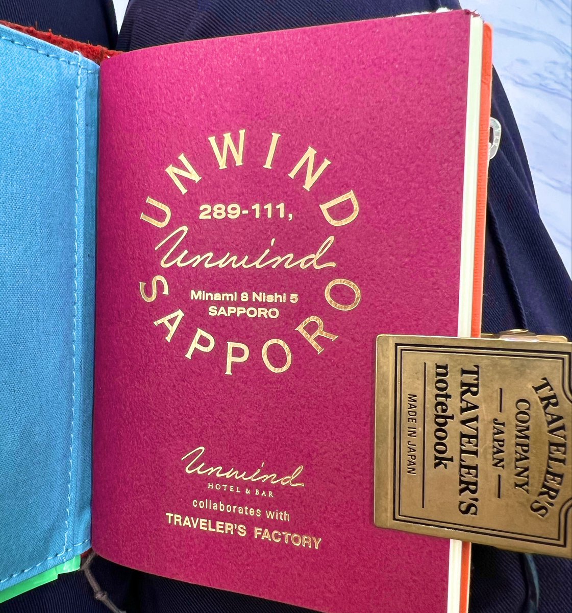 kickdeadfish's tweet photo. 去年から使い始めたパスポートサイズのリフィルも3冊目。
UNWIND HOTELのコラボリフィルに決定。#トラベラーズノート #unwindhotel https://t.co/XzXY5erExC