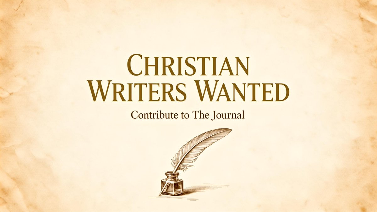 Aaron_Freeman_'s tweet photo. Are you a Christian writer with something to say?

The Journal welcomes essays on faith, life, meaning, and growth — submitted by fellow believers.

Contribute → https://t.co/zHCxqDO5qk