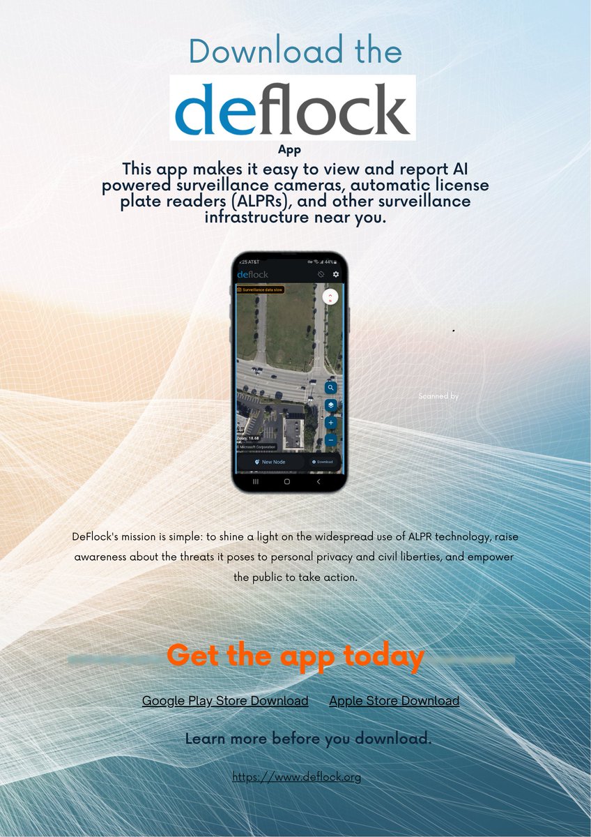 therealDeFlock's tweet photo. Spot a camera?

Check the DeFlock map to see if it's already been logged.

If it hasn't or the information needs updating, you can add it!

The DeFlock app is available on Apple and Android.

https://t.co/N41rILmTZC https://t.co/1a5McHmltn