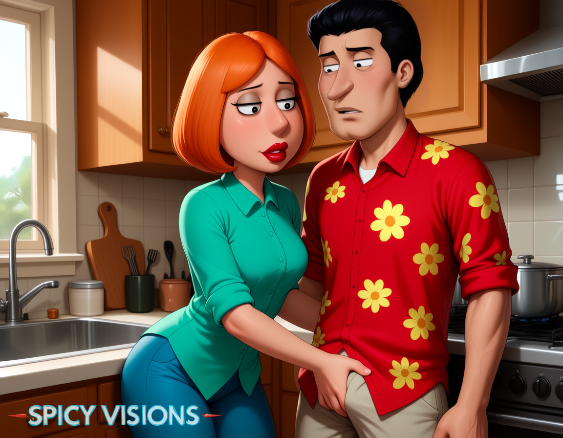 SpicyVisionsAI's tweet photo. Lois Griffin and Glenn Quagmire 
#familyguy #nsfw https://t.co/WlWaVdreuS