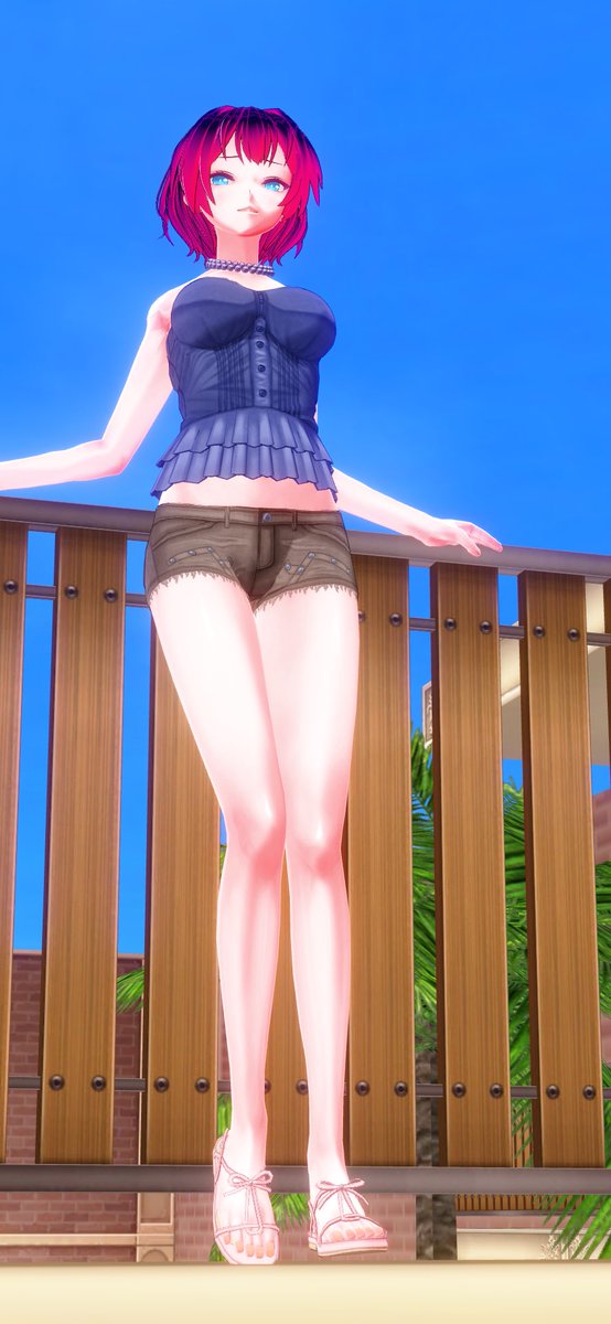 aochan9874's tweet photo. 足ながーい
#CC新衣装 
 #カスタムキャスト https://t.co/D8EEf3B0b5