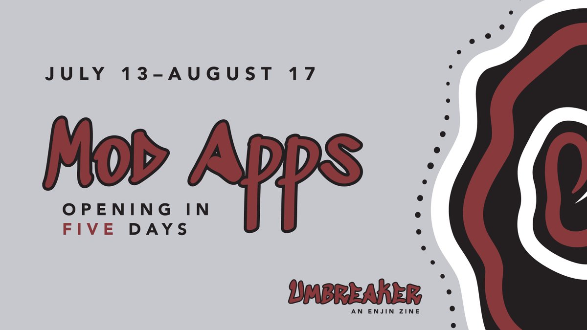 umbreakerzine's tweet photo. 🌂 MOD APPS 🌂 

Mod apps for our zine open Monday, July 13! We're looking for writing, art, social media &amp; organization mods – we hope we see your applications! https://t.co/pMPX3XD7uP