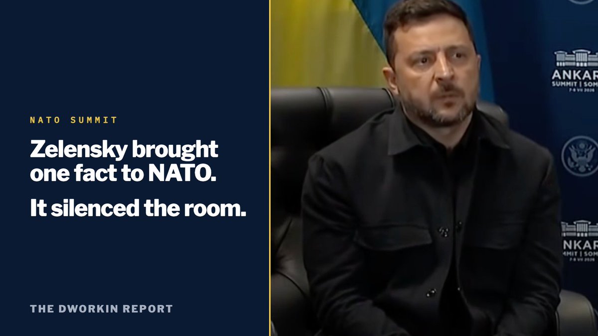 funder's tweet photo. Zelensky walked into NATO and said one sentence about Russia's oil refineries that stopped the room cold. Five years into this war, he's never been stronger.
 https://t.co/85gcNHtXIu #TrumpsWarOfChoice https://t.co/8SlOIKDZCK