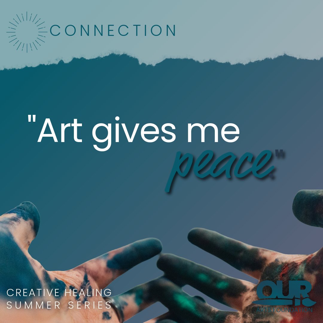 ourartsfound's tweet photo. Sometimes the simplest words carry the deepest meaning. This month, we've been exploring what connection can look like through creativity.

Now we'd love to hear from you.
"Art gives me ______."
What word comes to mind? We'd love to hear your answer. 💙 https://t.co/FOKI3nSpDp