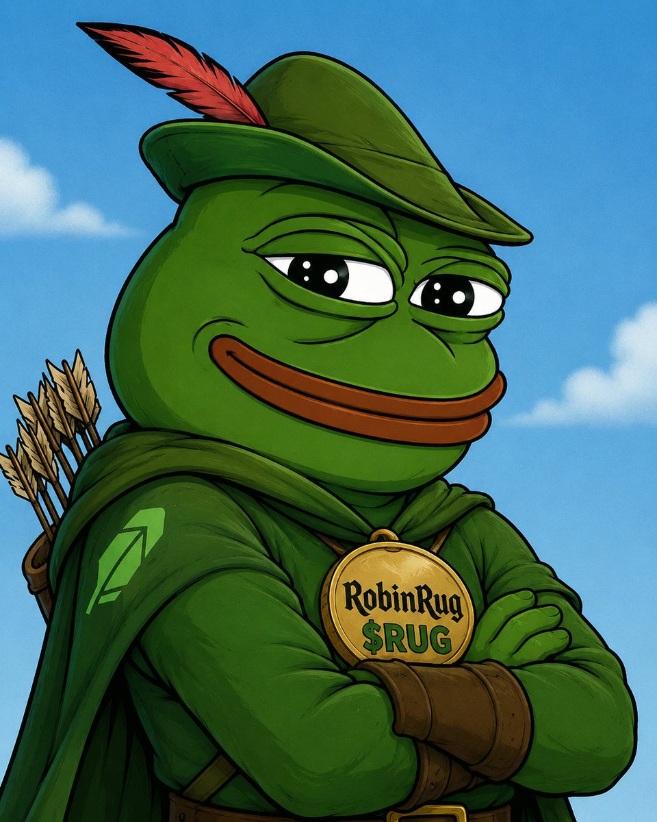 DefiRatesNet's tweet photo. @bankrbot @bankrbot launch "RobinRug" ticker: $RUG on robinhood chain https://t.co/zxYpTWx3aR