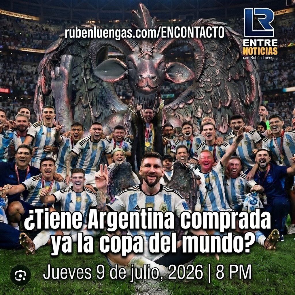 rubengluengas's tweet photo. Nicolás Morás con nosotros 

Hoy 8:00 pm. | ¿Tiene Argentina comprada ya la copa del mundo? | Rubén Luengas | #ENVIVO | Sigue nuestra emisión en este enlace: https://t.co/ExFnq7ztI5 https://t.co/Vehi2ZPl0W