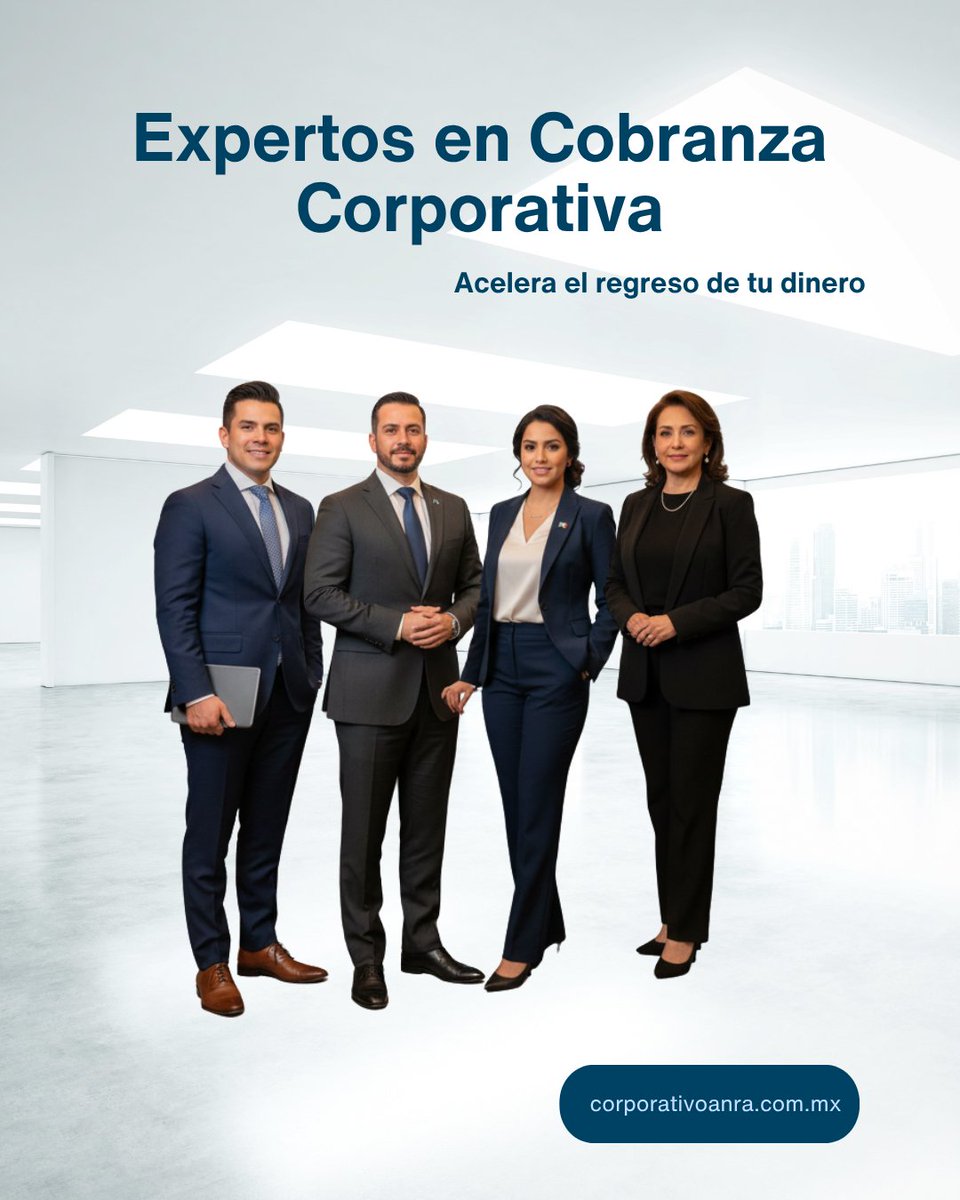 anracosolutions's tweet photo. Tu empresa se enfoca en crecer, nosotros en recuperar tu cartera. Soluciones inteligentes para resultados reales.
🌐 https://t.co/wCkhvGrjye
📞 55 8600 1637
#Anra #CobranzaCorporativa #FirmaDeAbogadosEnMexico #EstamosParaAyudarte https://t.co/5plrcxoeIU