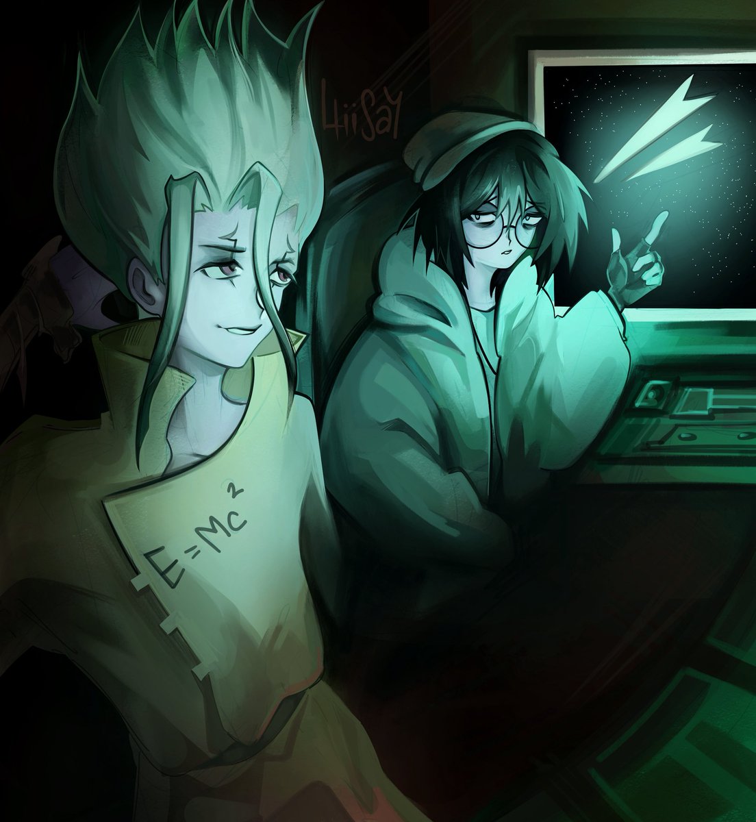lliisay's tweet photo. Senku in VOTV…. Interesting AU

#dcst #votv #voicesofthevoid #drstone https://t.co/13UTU52RCs